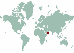 Hanfit ash Shamaliyah in world map