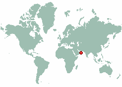 Jibuti in world map